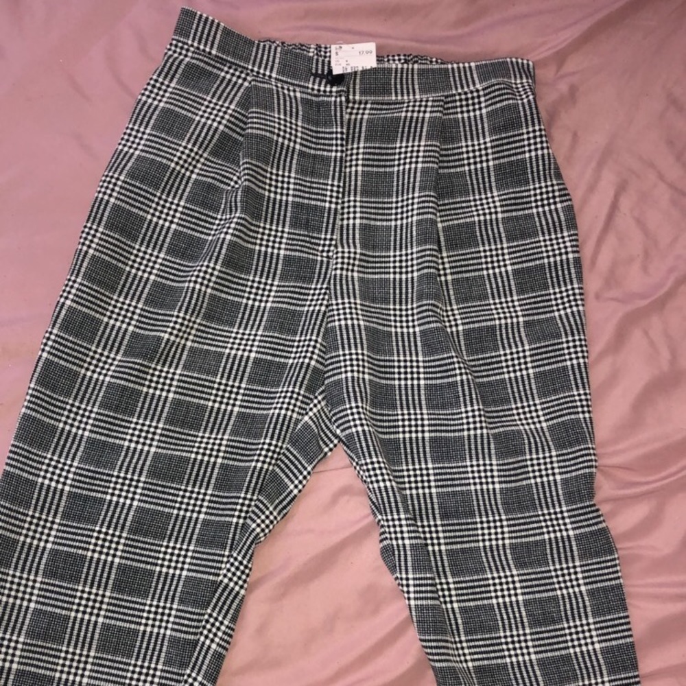 Professional plaid pants